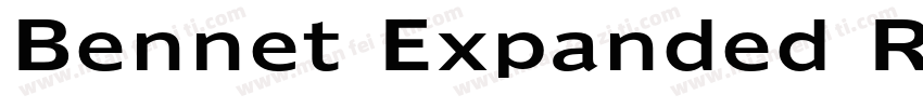 Bennet Expanded Regular字体转换